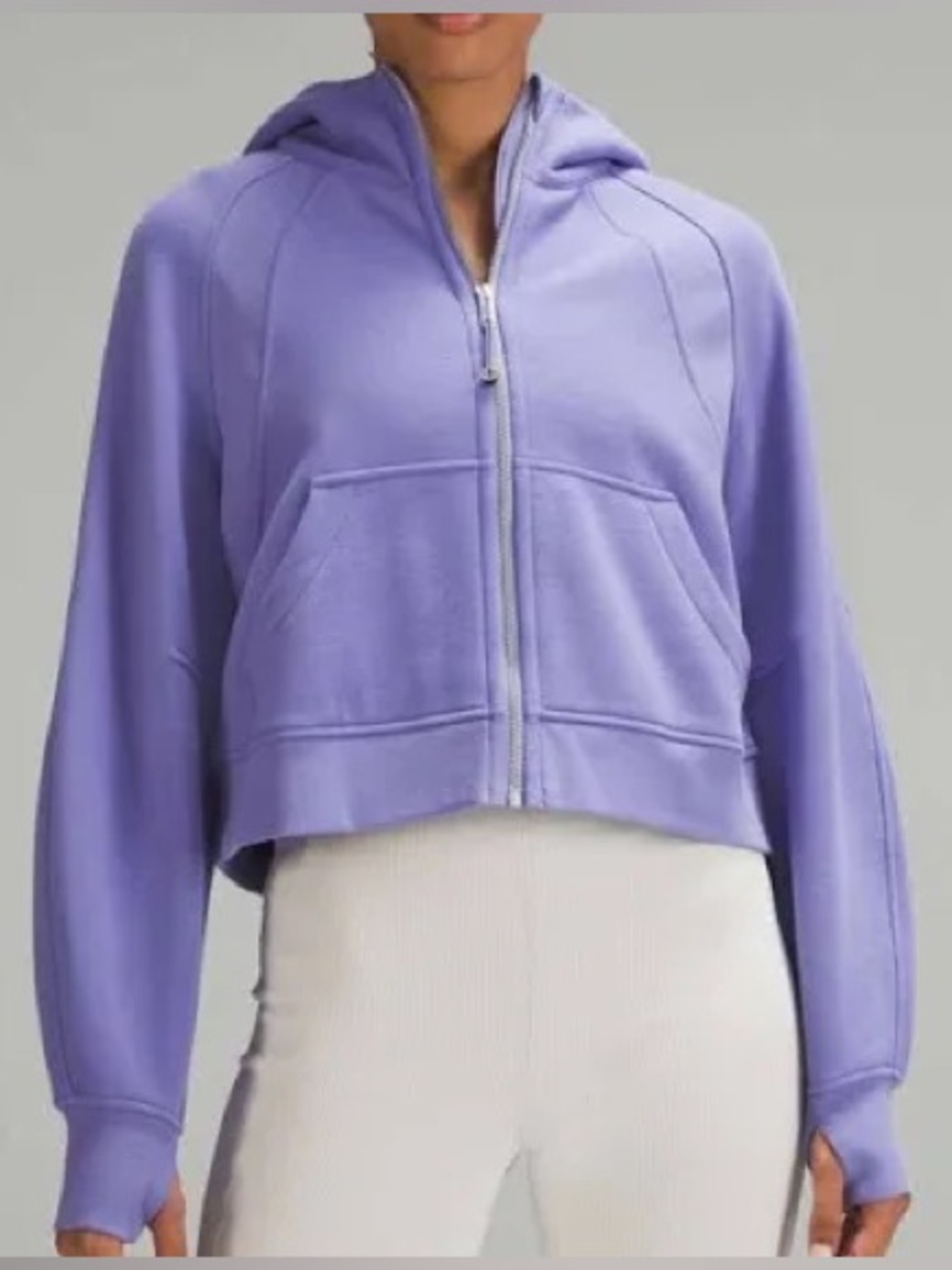Lululemon Scuba oversized Full-Zip Cropped Hoodie xs/s